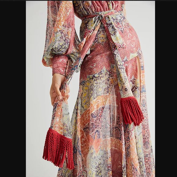 NWT Free People x Bronx & Banco Farah Maxi Dress - Picture 7 of 14